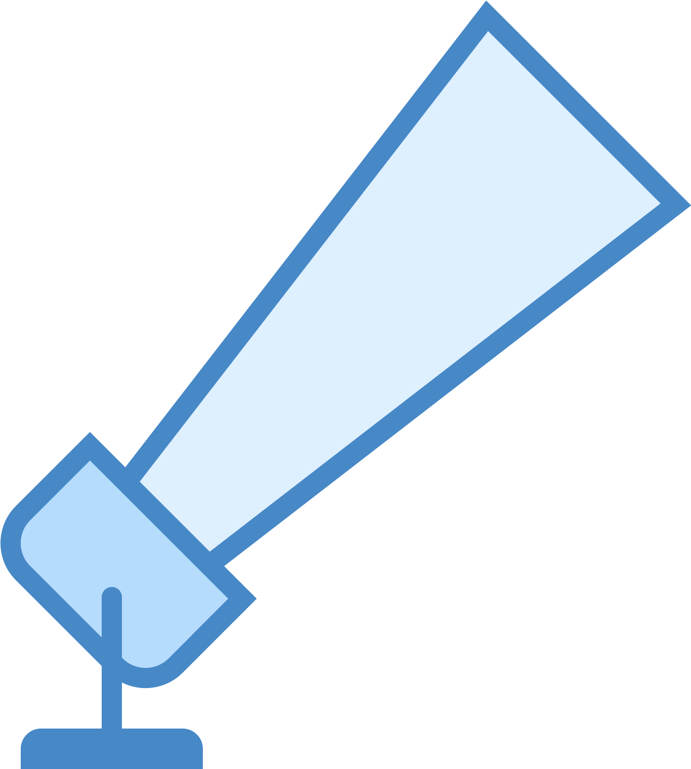 Two Diagonal Lines Are Drawn - Lantern Office Icon Visualpharm Clipart - Png Download (1366x1521), Png Download