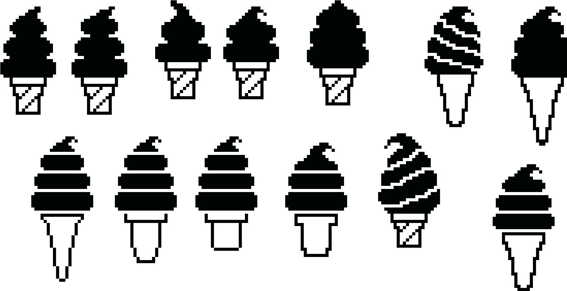 Cones Split Clipart (1880x950), Png Download