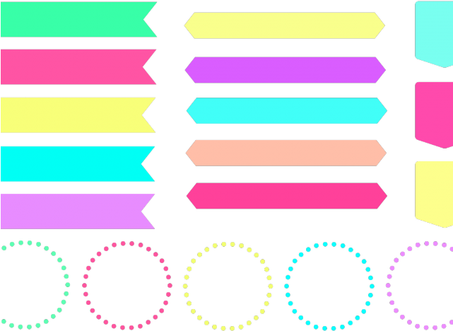 Ribbons Clipart Candy - Clip Art - Png Download (640x480), Png Download
