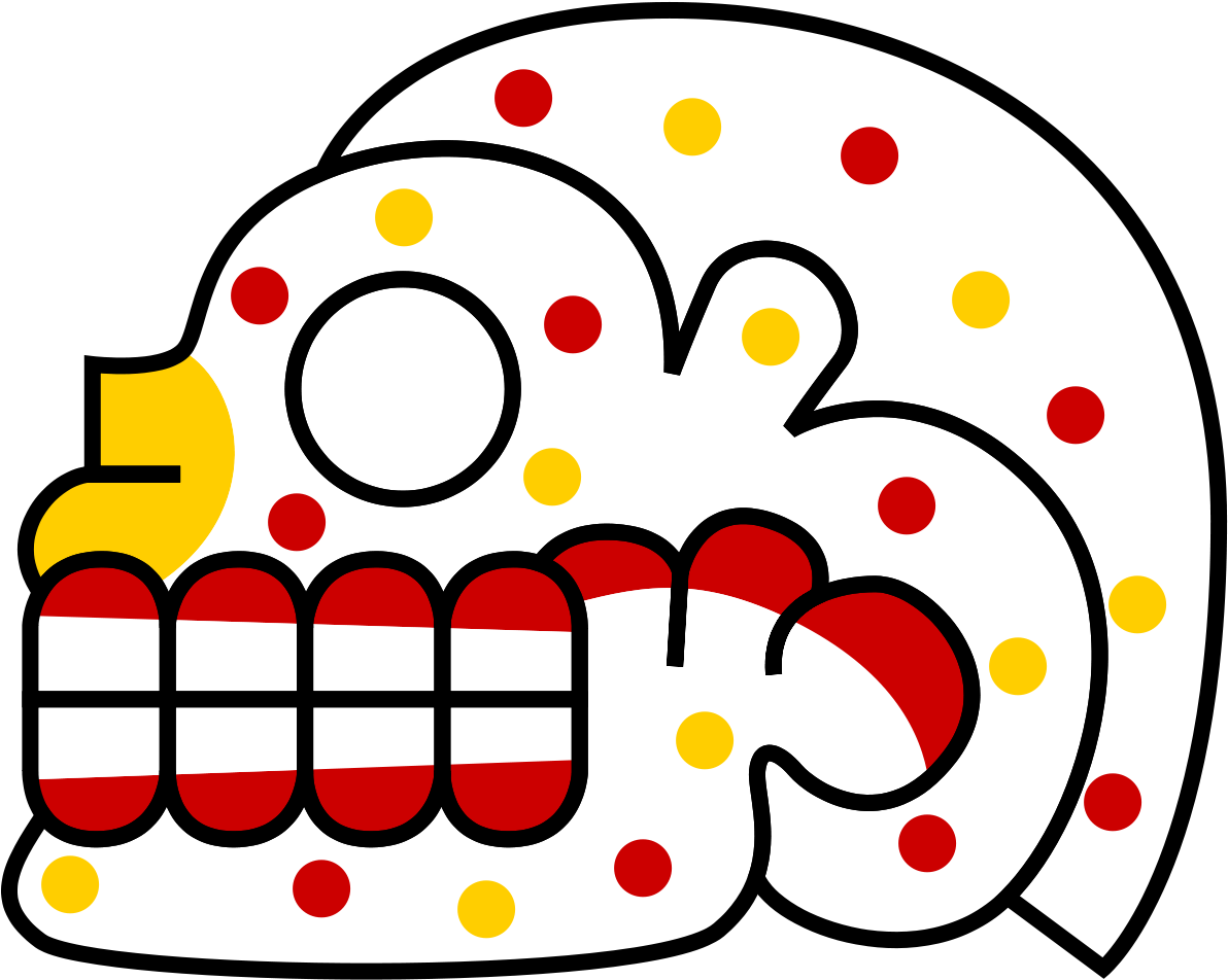 Open - Miquiztli Aztec Clipart (2000x1600), Png Download