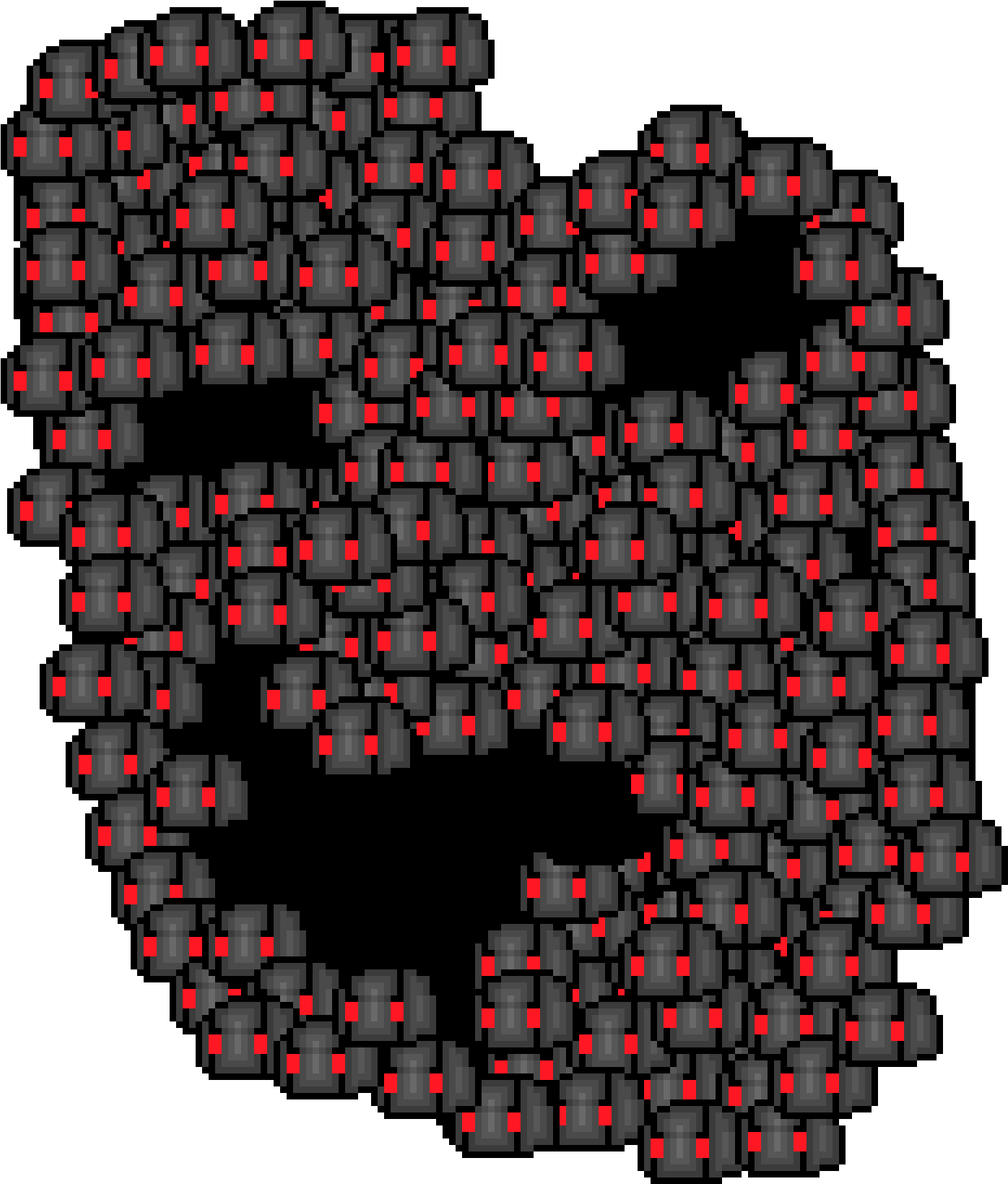 The Mask Of Skulls - Carmine Clipart (1600x1830), Png Download