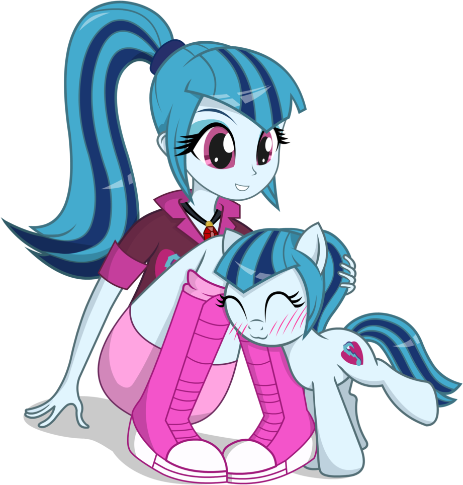 Photo 938206 Safe Equestriagirls Cute Ponified Sonatadusk - Mylittlepony Clipart (945x1024), Png Download