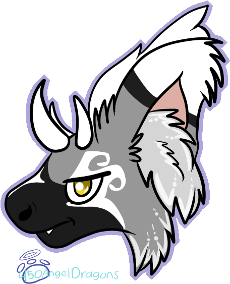 Ranger The Dutch Angel Dragon Bubble Headshot Clipart (557x592), Png Download