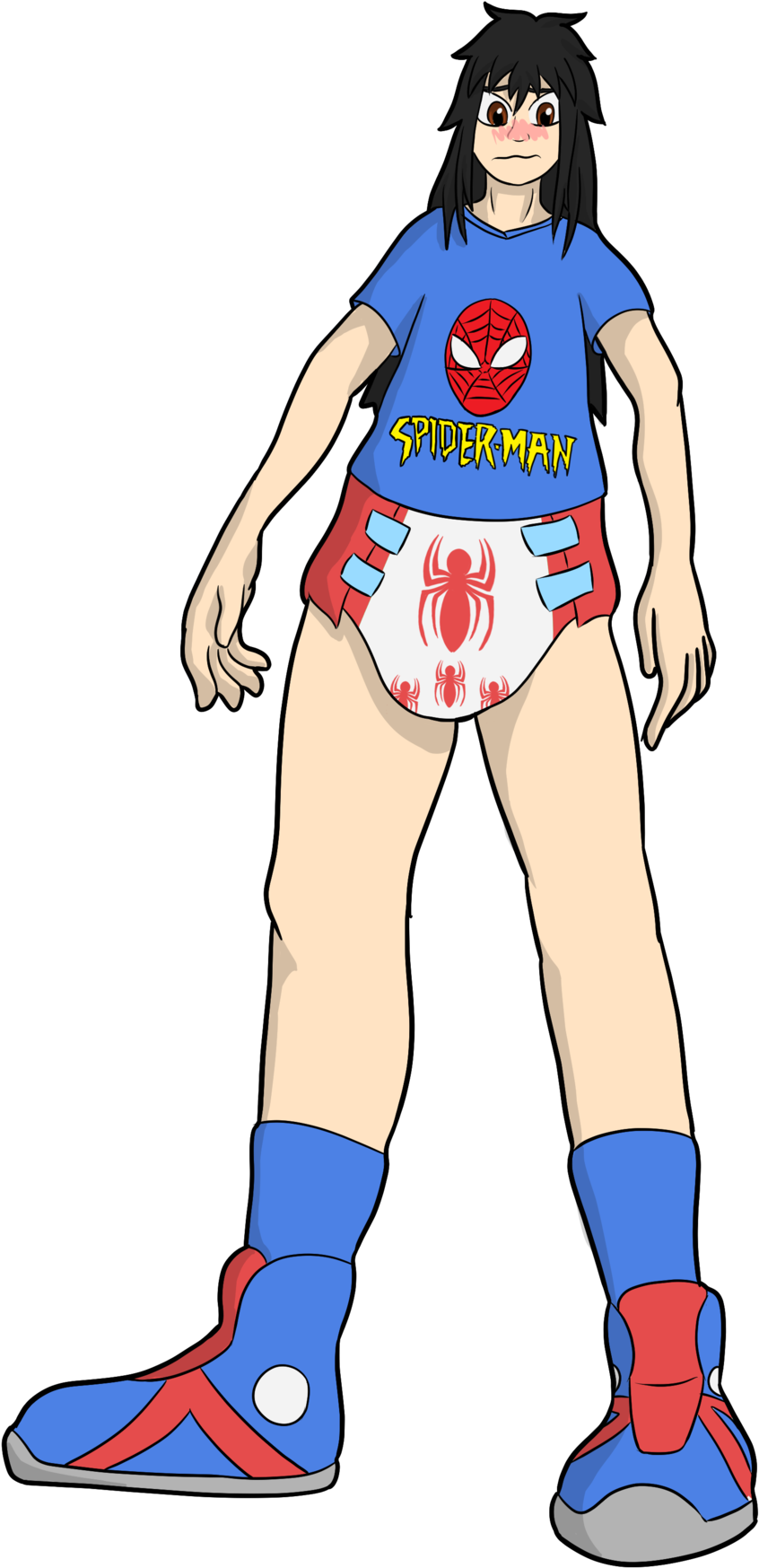 I Tried To Do An Image As If You Were Viewing It From - Cartoon Clipart (1093x1920), Png Download