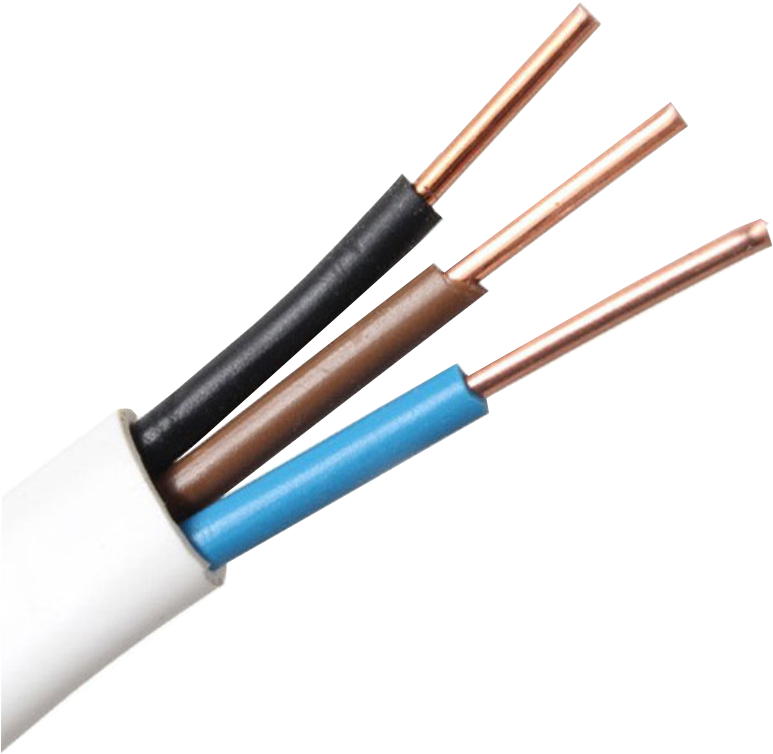 Housing Electrical Wire Mm - Flat 220v Cable Clipart (800x800), Png Download