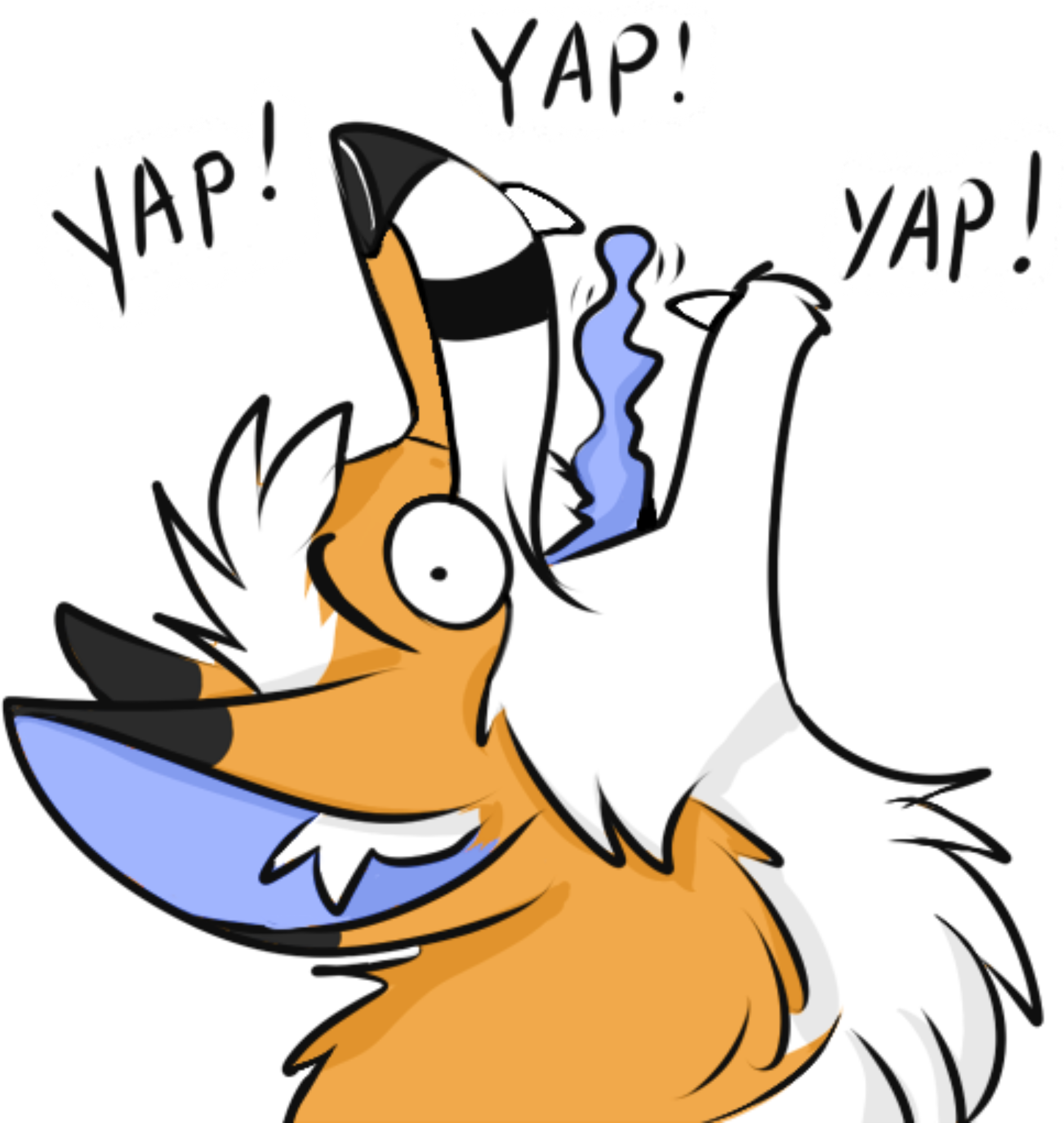 Yap Yap - Cartoon Clipart (2000x2000), Png Download