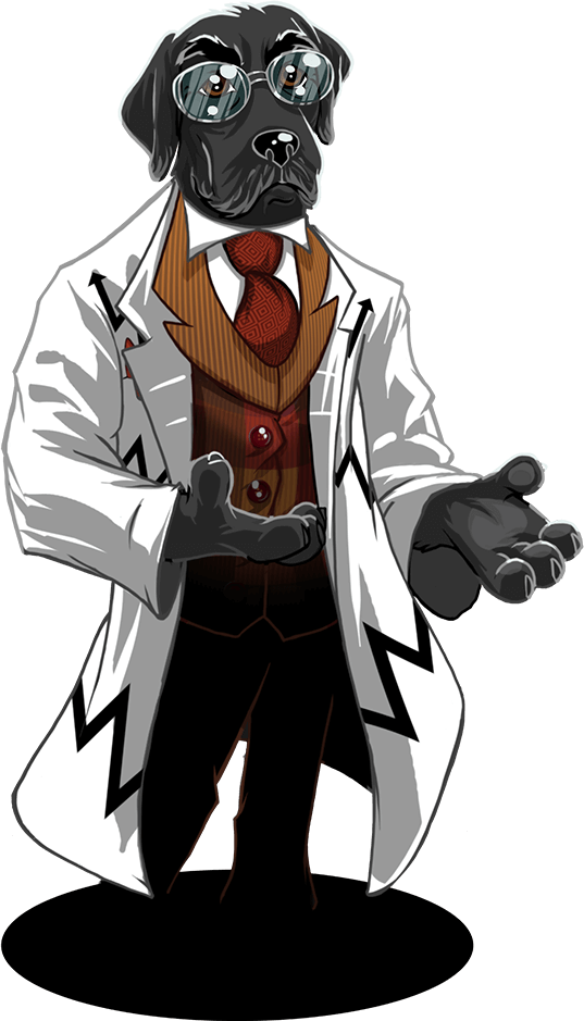 The Lottery Lab Doctor - Illustration Clipart (537x939), Png Download