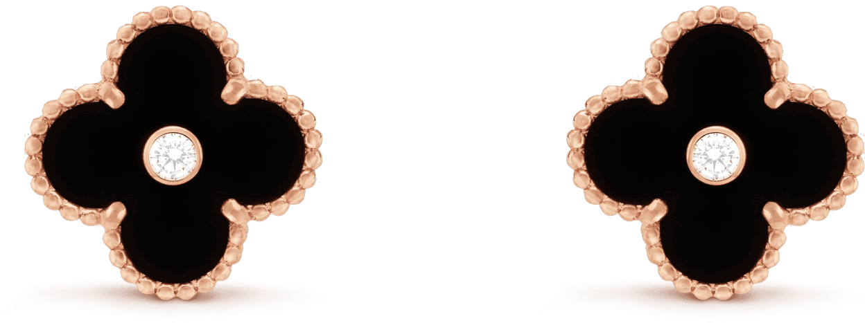 Vintage Alhambra Earrings - Vintage Alhambra Earrings Price Clipart (2000x2000), Png Download