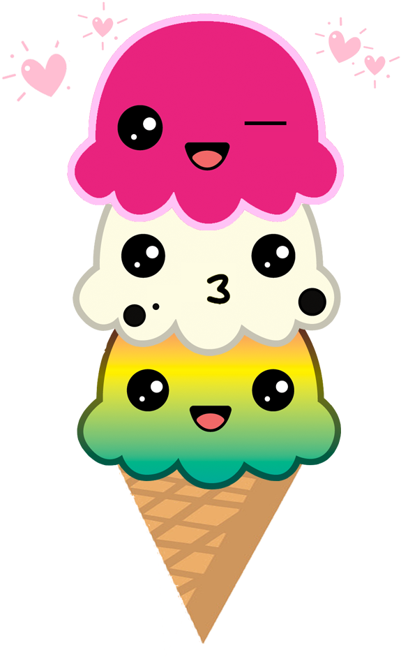 Ice Cream Cone Clipart (600x1050), Png Download