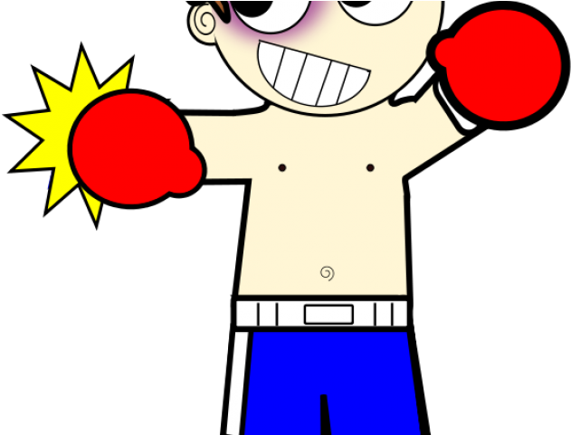 Boxer Clipart Boxing Logo - Boxeo Png Animados Transparent Png (640x480), Png Download