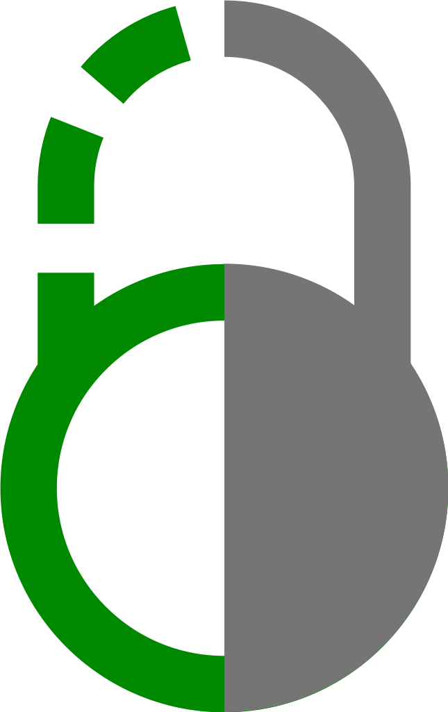 Lock Green Gray Alt Clipart (645x1024), Png Download