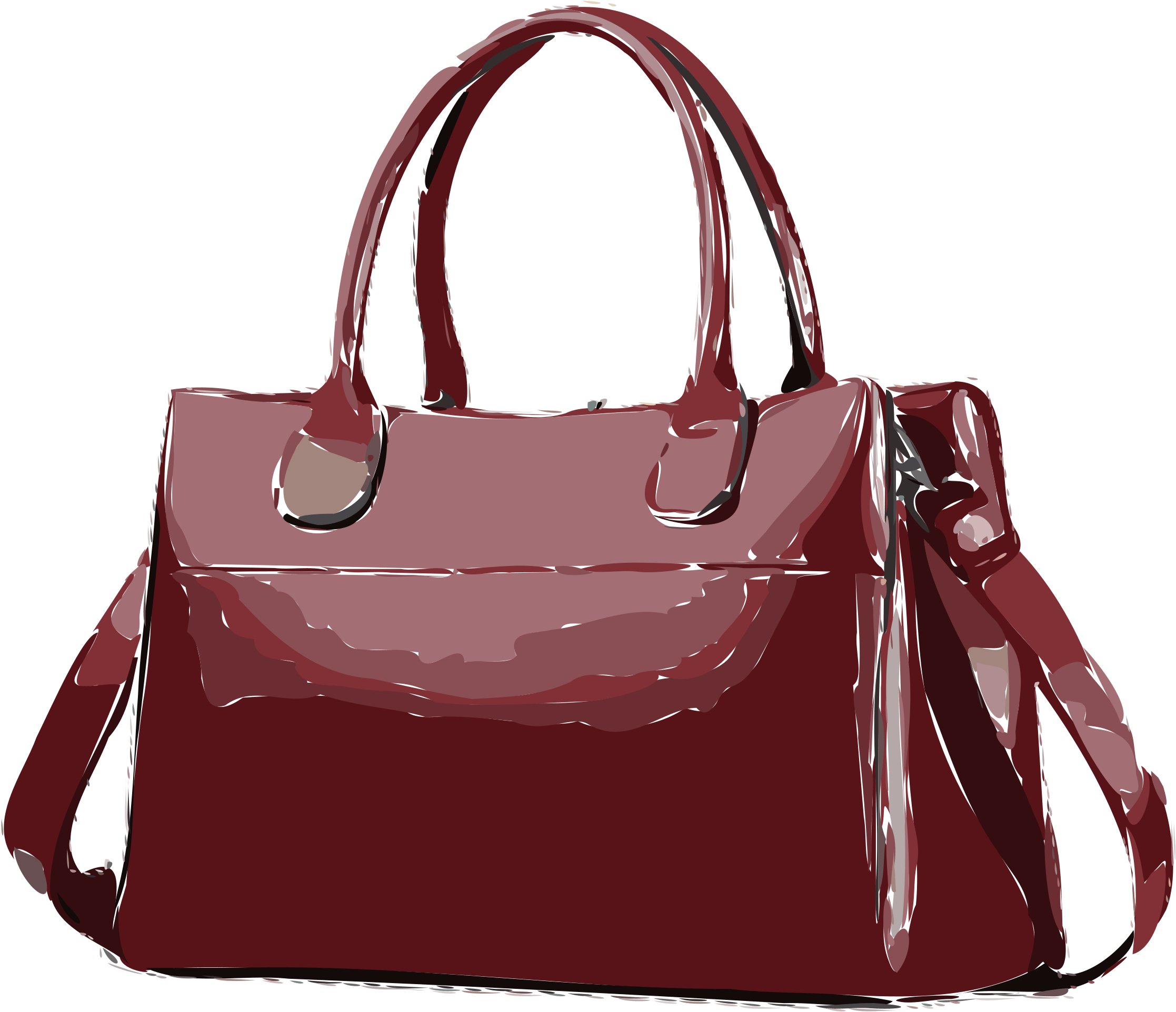 Purse Clip Art Transparent - Transparent Background Purses Transparent - Png Download (2400x2093), Png Download