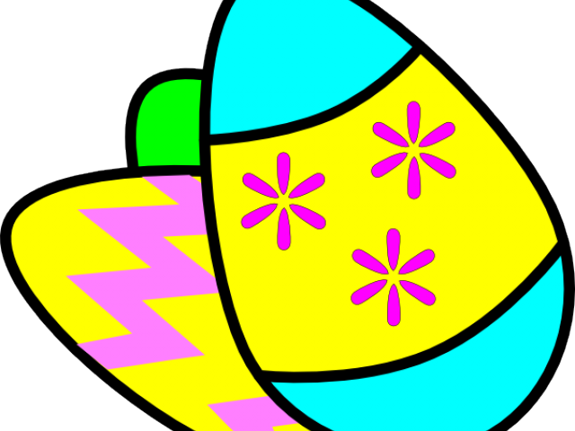 Easter Eggs Clipart Cartoon - Easter Egg Clipart - Png Download (640x480), Png Download