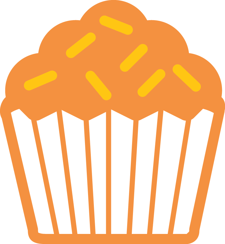 Diy Run Diy- Cupcake Clipart (736x800), Png Download