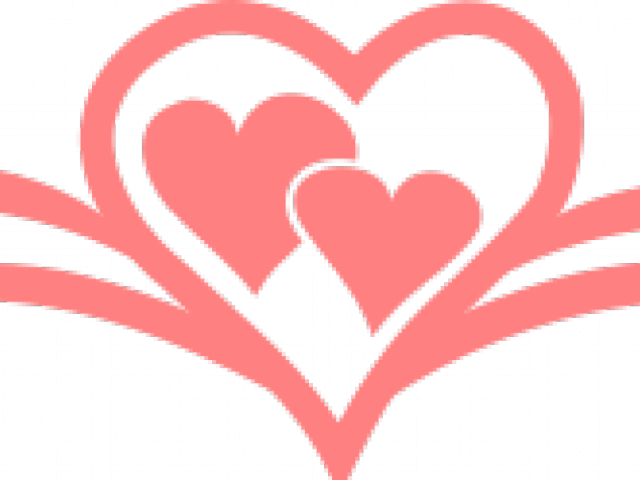 Pink Clipart Divider - Love Vector Png Transparent Png (640x480), Png Download