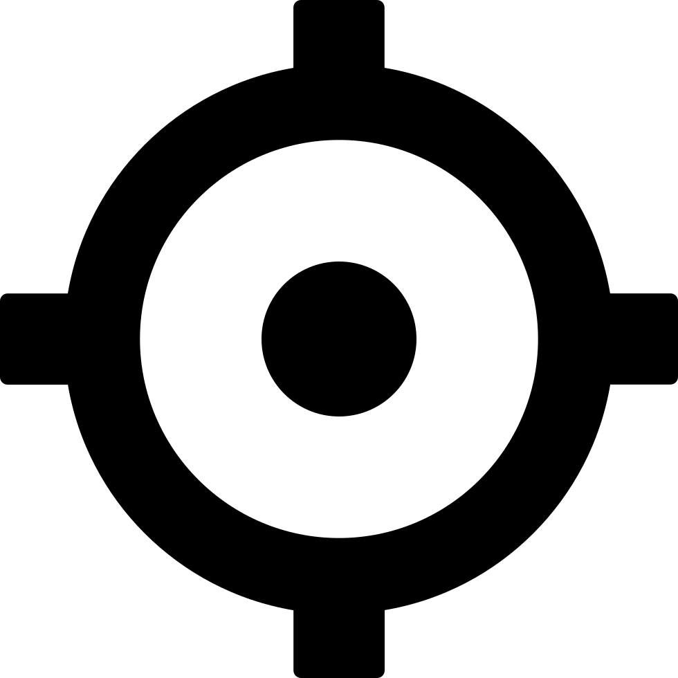 Transparent Crosshairs File - Circle Clipart (980x980), Png Download