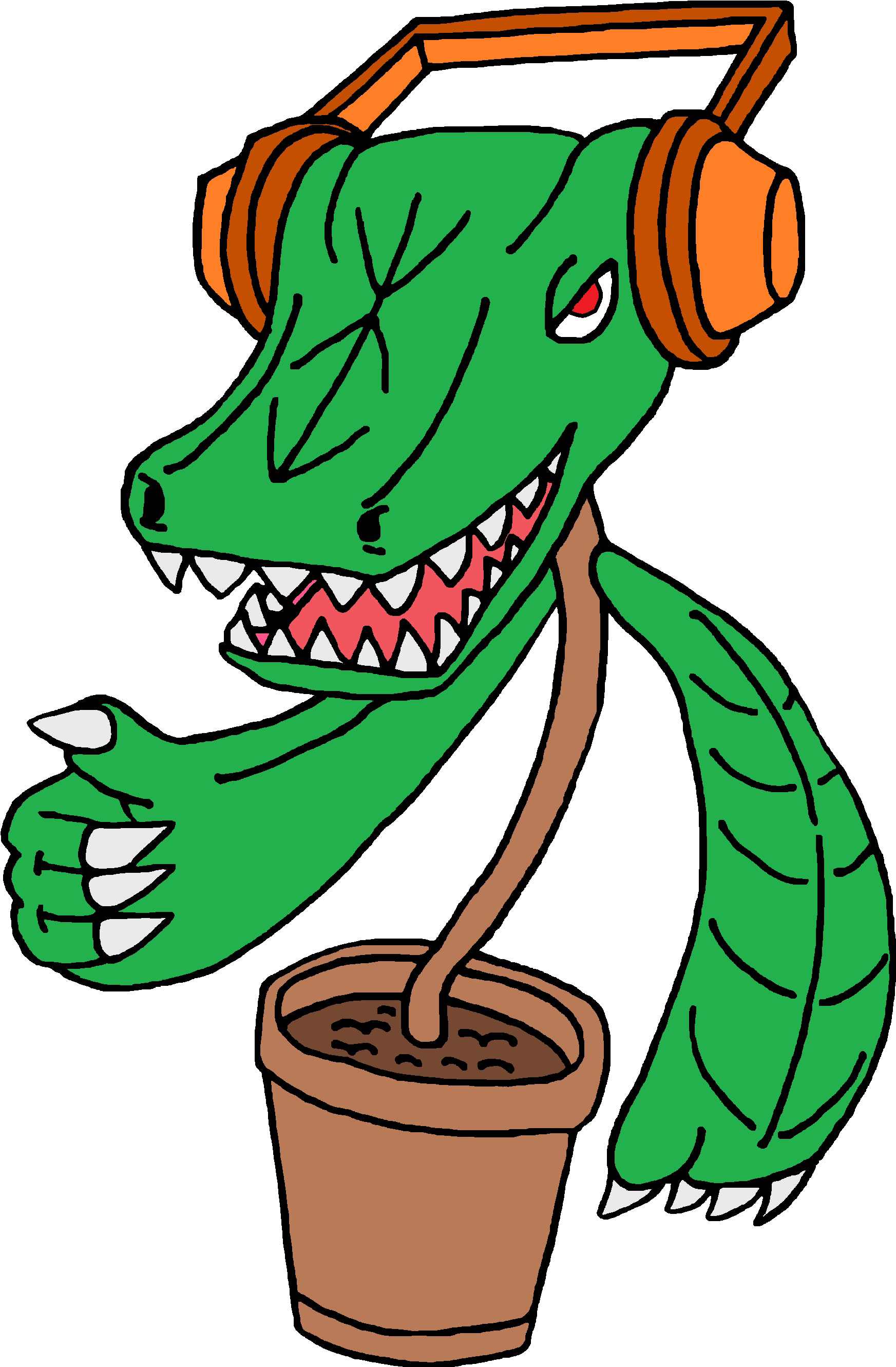 Dj Alligator Is A Strange Creature And A Retired Villain Clipart (1923x2883), Png Download