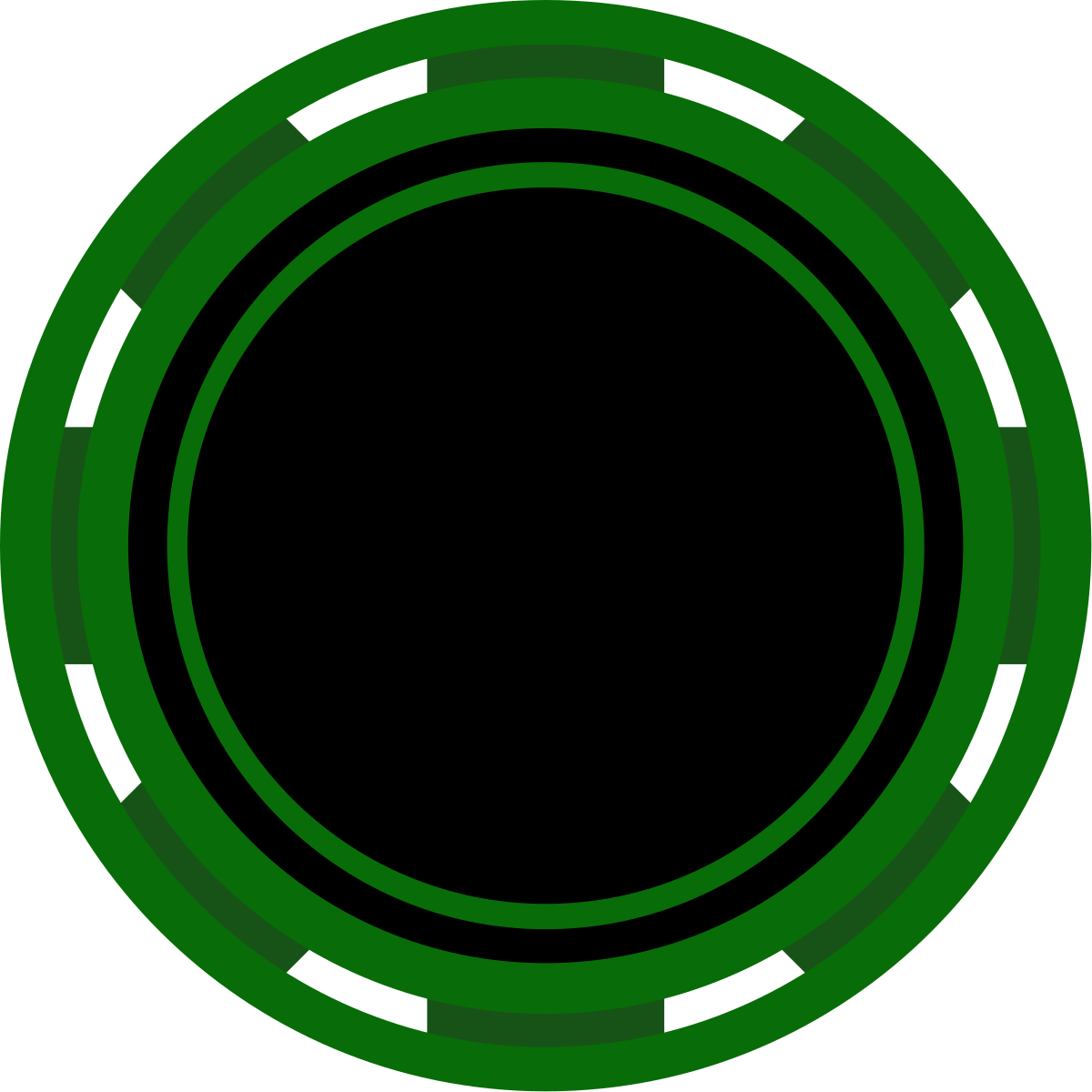 File - Militarypoker - Svg - Circle Clipart (1024x1024), Png Download