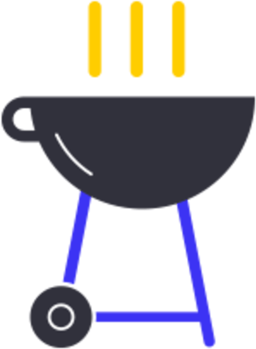 Grill-icon Clipart (1440x1440), Png Download