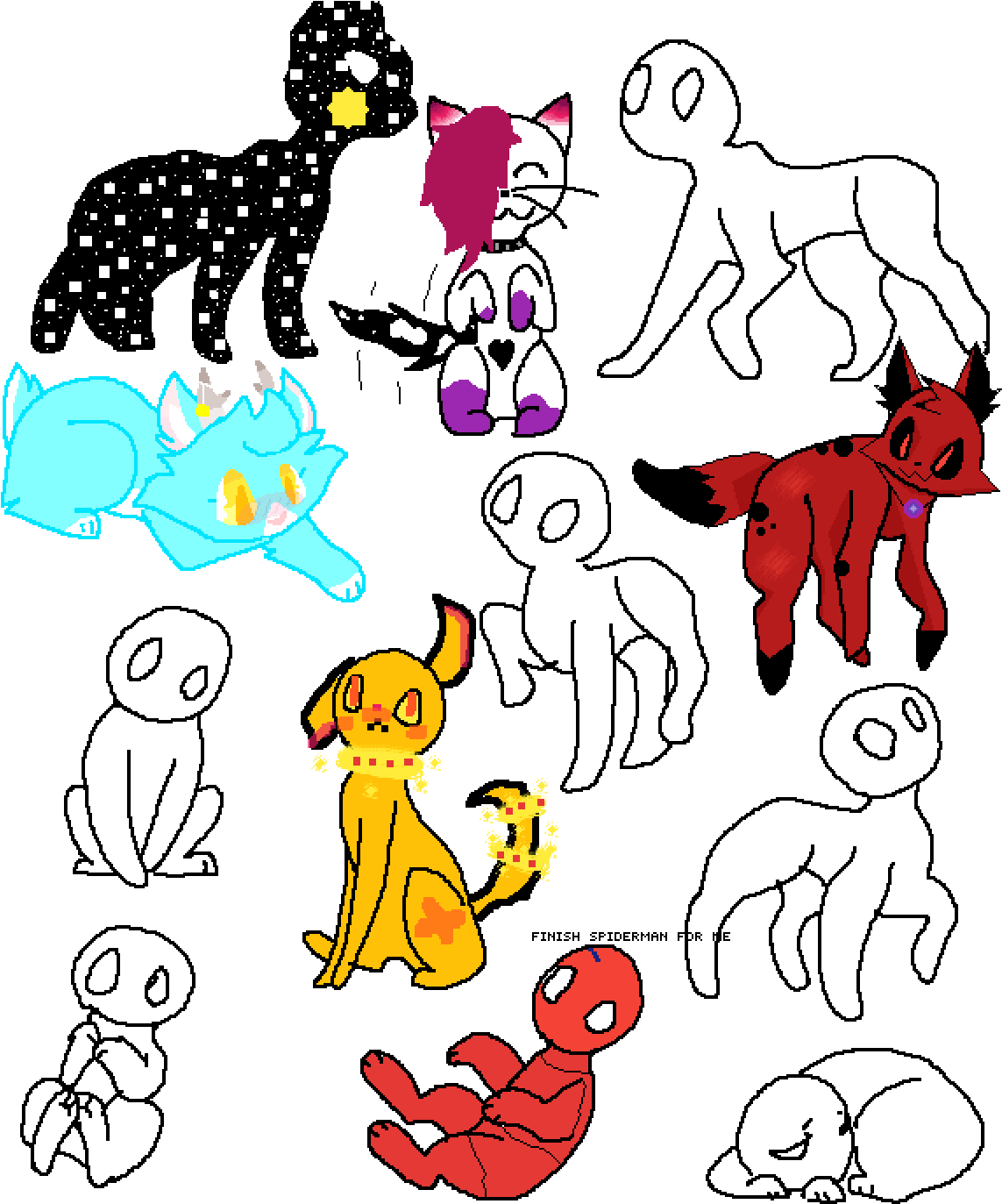 My Little Cat Orbit - Cartoon Clipart (1156x1400), Png Download