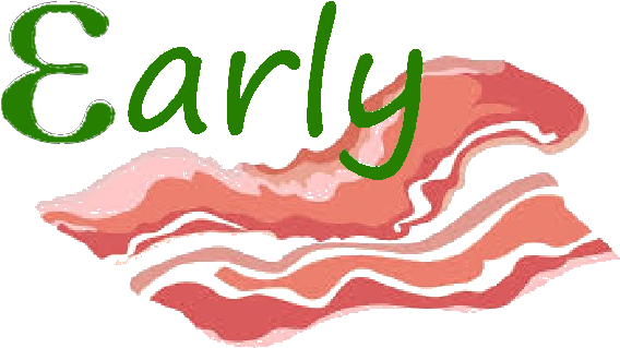 Early Bacon - Illustration Clipart (800x600), Png Download