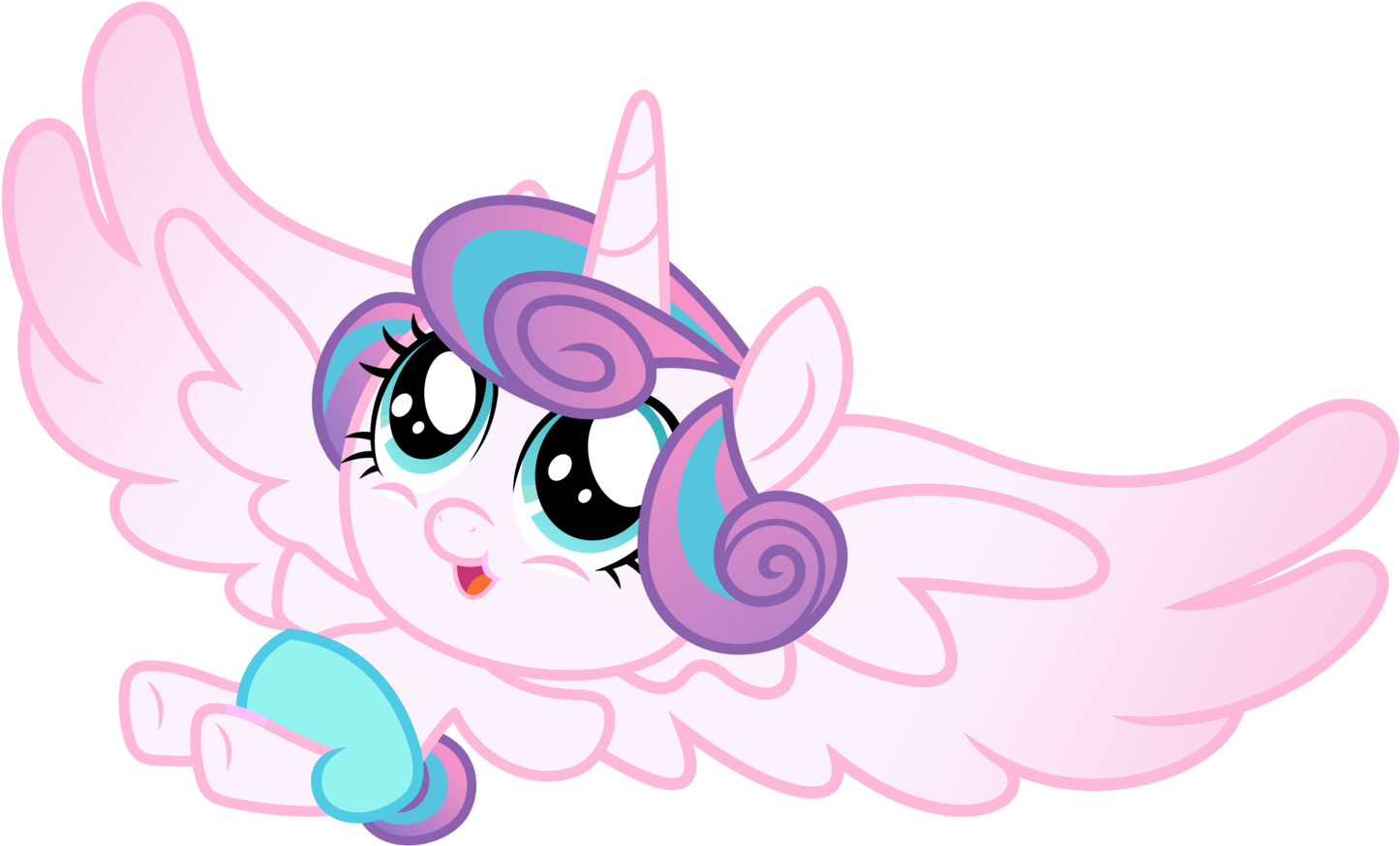 Alicorn, Baby, Baby Pony, Cooing, Cute, Dawwww, Diaper, - Princess Flurry Heart Clipart (1600x1043), Png Download