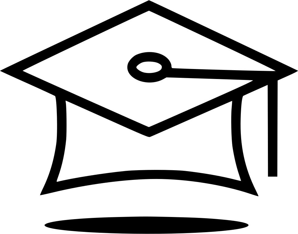 Png File Svg - Graduation Hat And Paper Drawing Clipart (980x770), Png Download