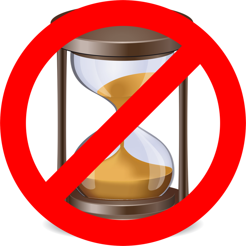 The Sure Fire Way To Cut Out Time Wasters - Transparent Hourglass Time Clipart - Png Download (800x800), Png Download