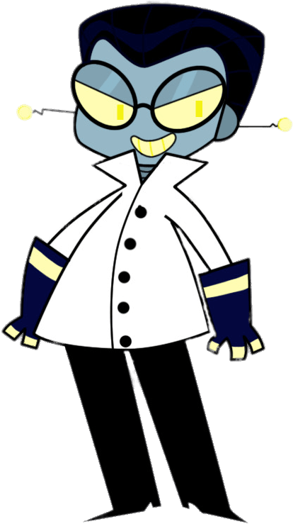 Robotboy Evil Character - Cartoon Clipart (800x676), Png Download