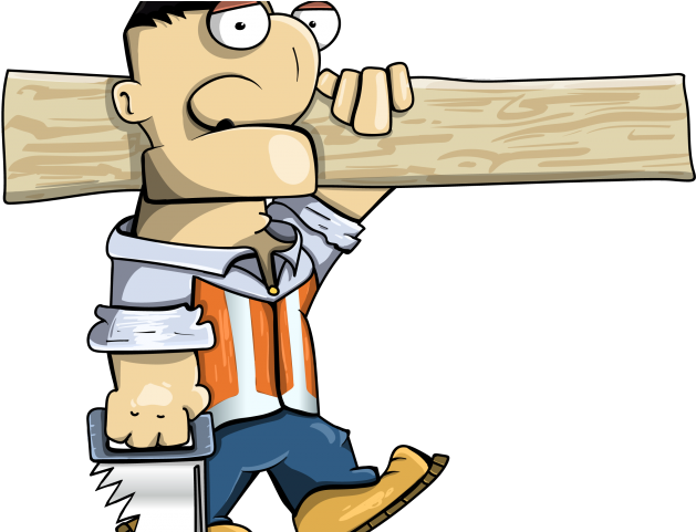 Carpenter Clipart Gergaji - Vector Graphics - Png Download (640x480), Png Download