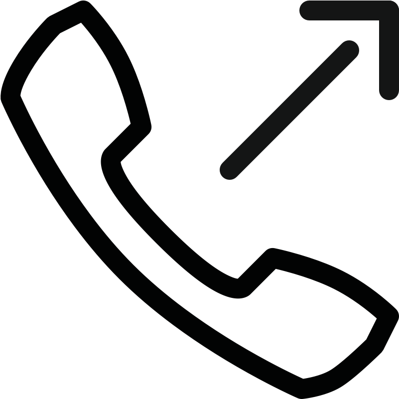 Communication Phone Handset Outgoing - 전화 문의 아이콘 Clipart (960x960), Png Download