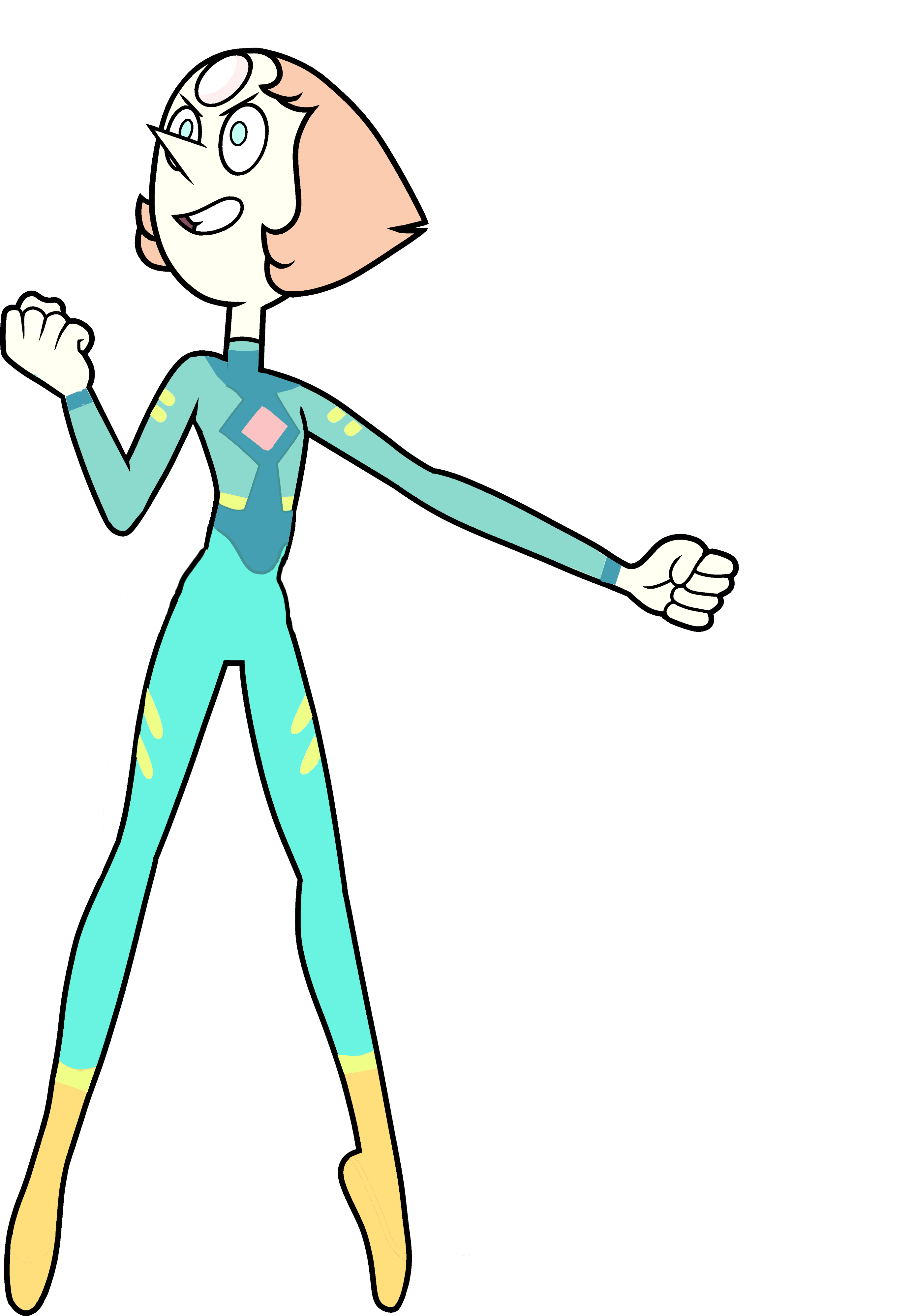 Legz Clipart Transparent - Steven Universe Pearl Outline - Png Download (2778x3993), Png Download