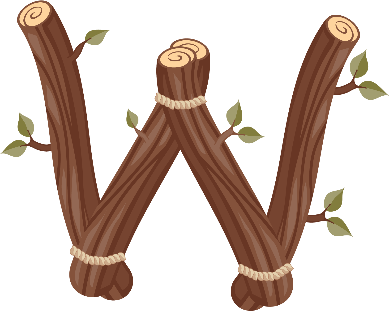 Ch B *✿* - Letras De Troncos De Madera Clipart (1767x1432), Png Download