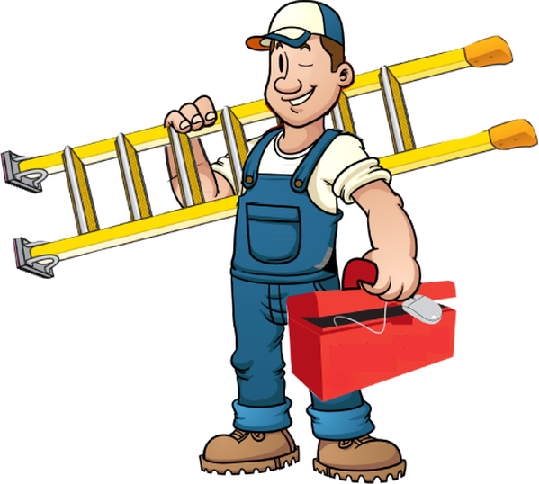 Пламен Исаков - Cartoon Plumber Clipart (599x538), Png Download