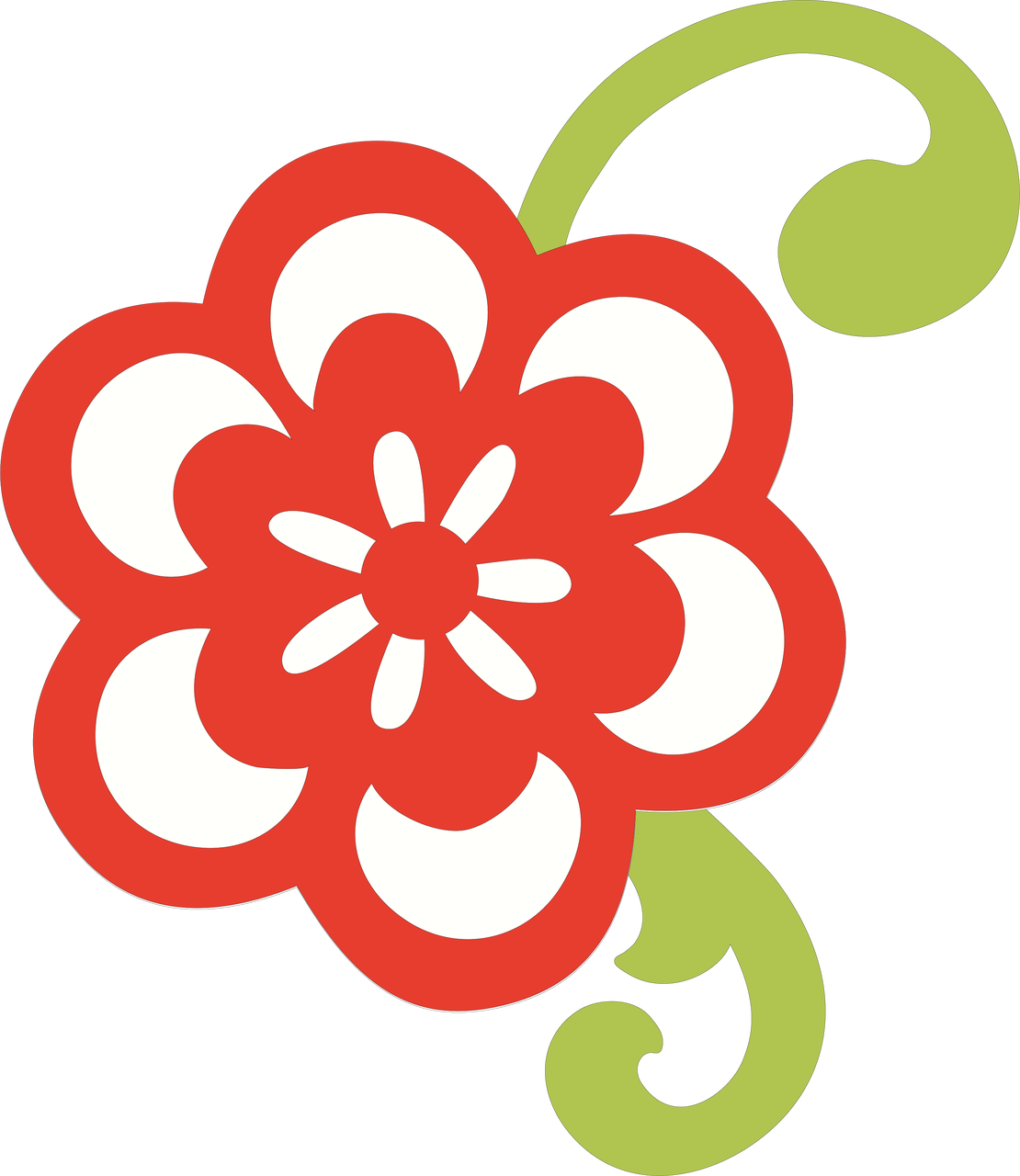 Summer Flower Clipart (1110x1280), Png Download