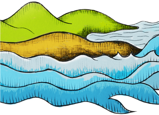 Horizon Clipart Journey - Illustration - Png Download (640x480), Png Download