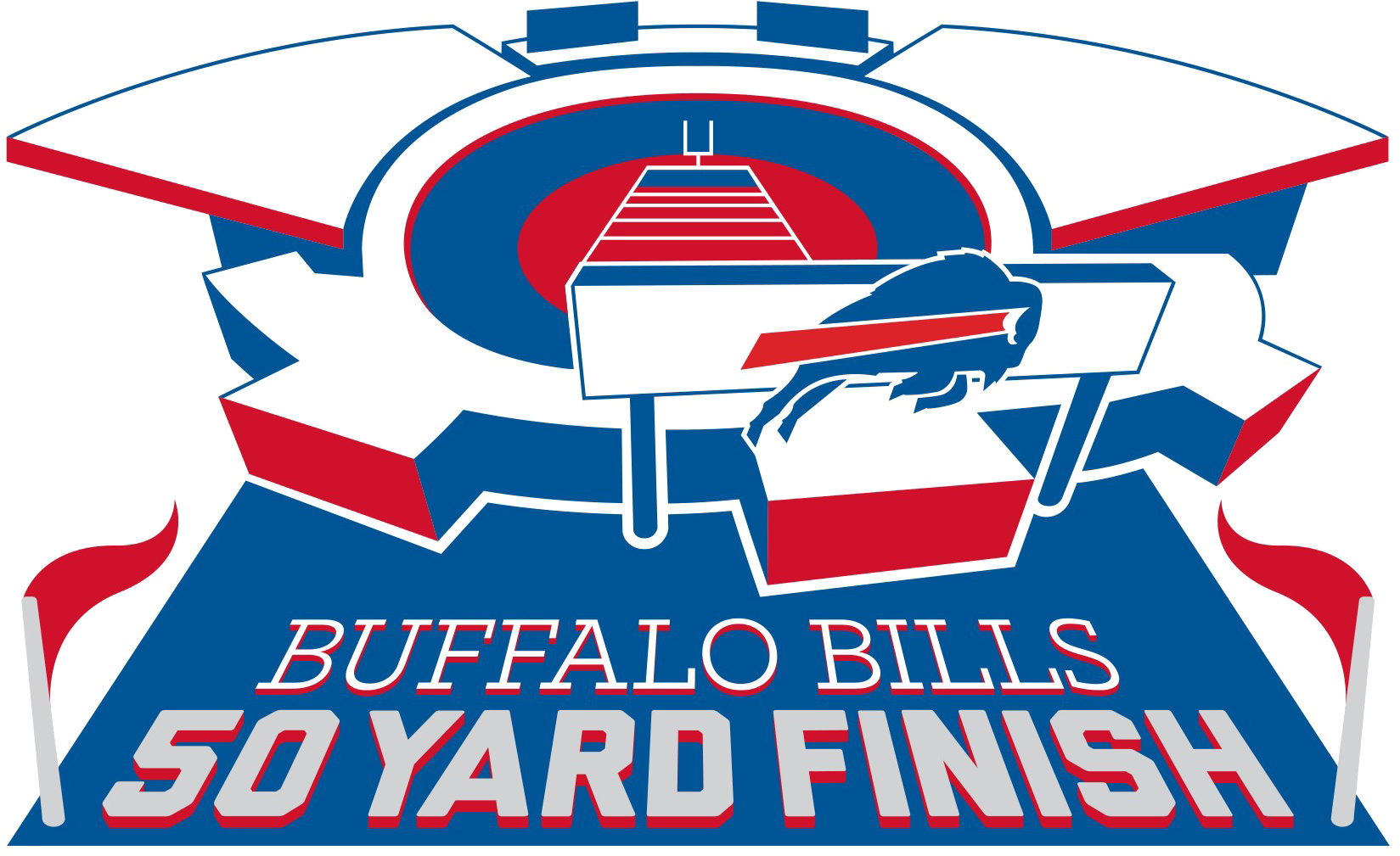 Buffalo Bill Clipart Png - Buffalo Bills 50 Yard Finish Transparent Png (640x480), Png Download