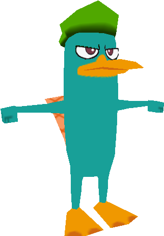 Download Zip Archive - Phineas And Ferb Across The 2nd Dimension Ds 3d Models Clipart (750x650), Png Download