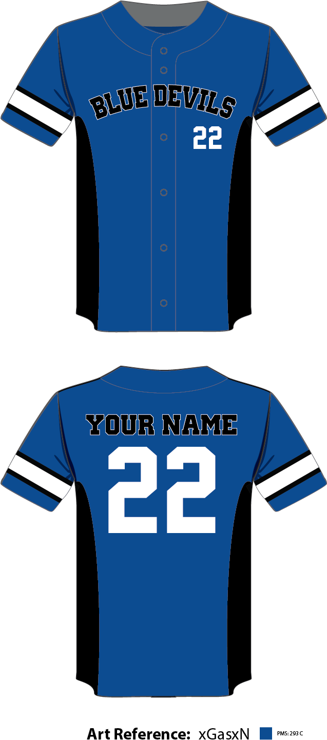 Download North Columbus Bears Full Button Baseball Jersey Jersey 22