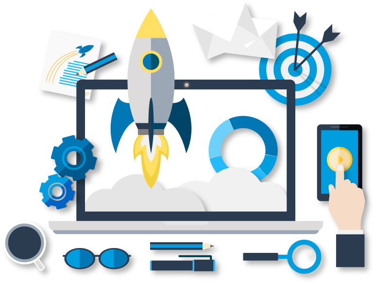 Our Digital Advertising Services Are Custom Fit To - Digital Marketing Icon Png Clipart (770x583), Png Download