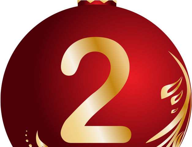 Christmas Ball Clipart Glass Ball - Christmas Ball Number 2 Png Transparent Png (640x480), Png Download