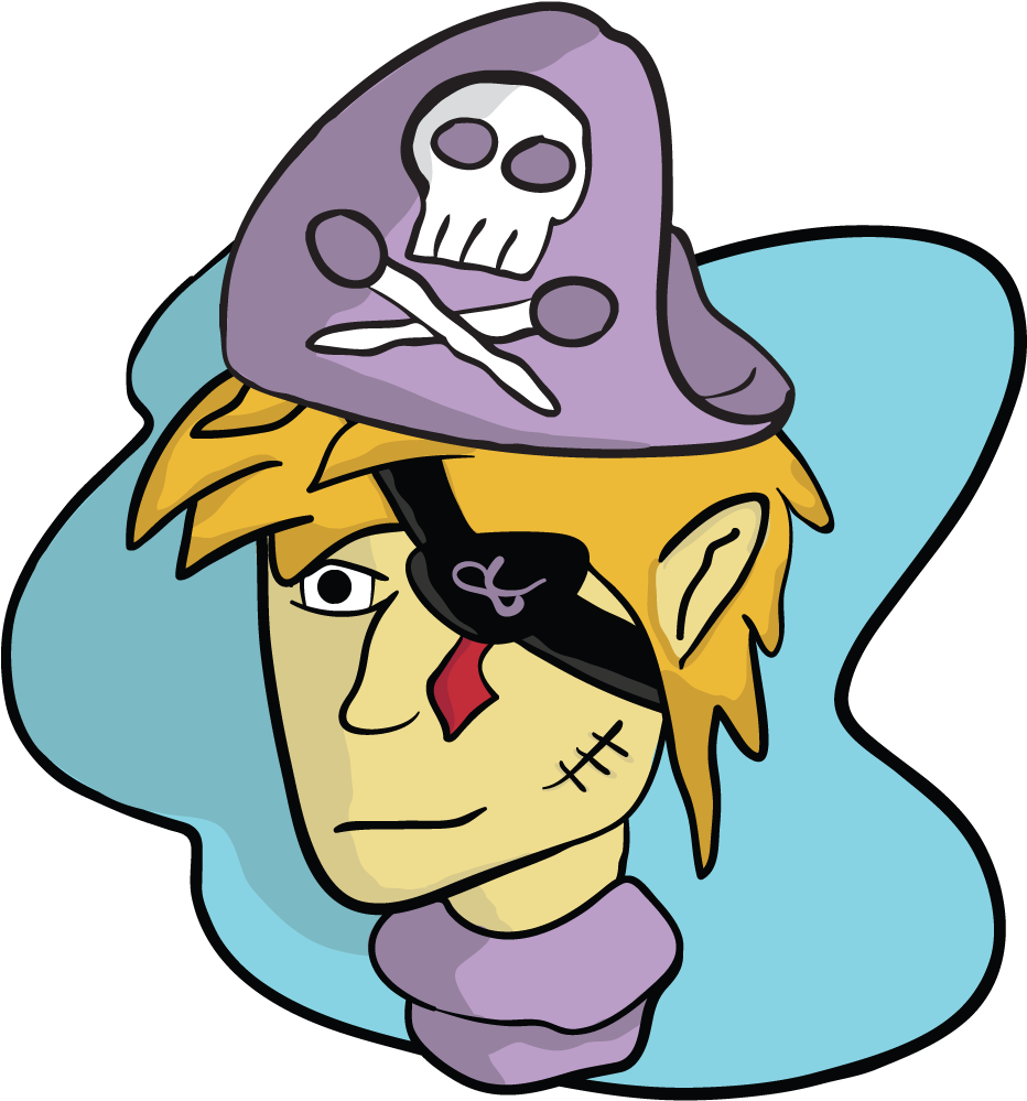 Oh No Watch Out Pirate Wizards Are On The Prowl @mitchthemagepic Clipart (1000x1000), Png Download