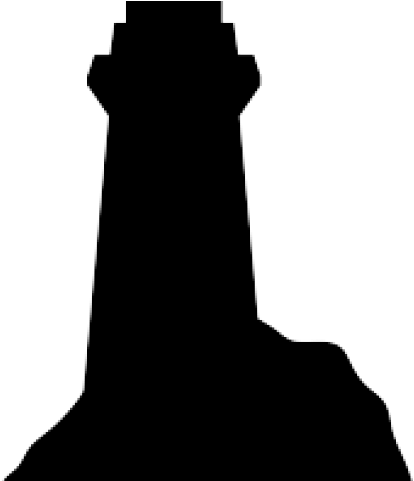 Squares Clipart Lighthouse - Silhouette - Png Download (640x480), Png Download