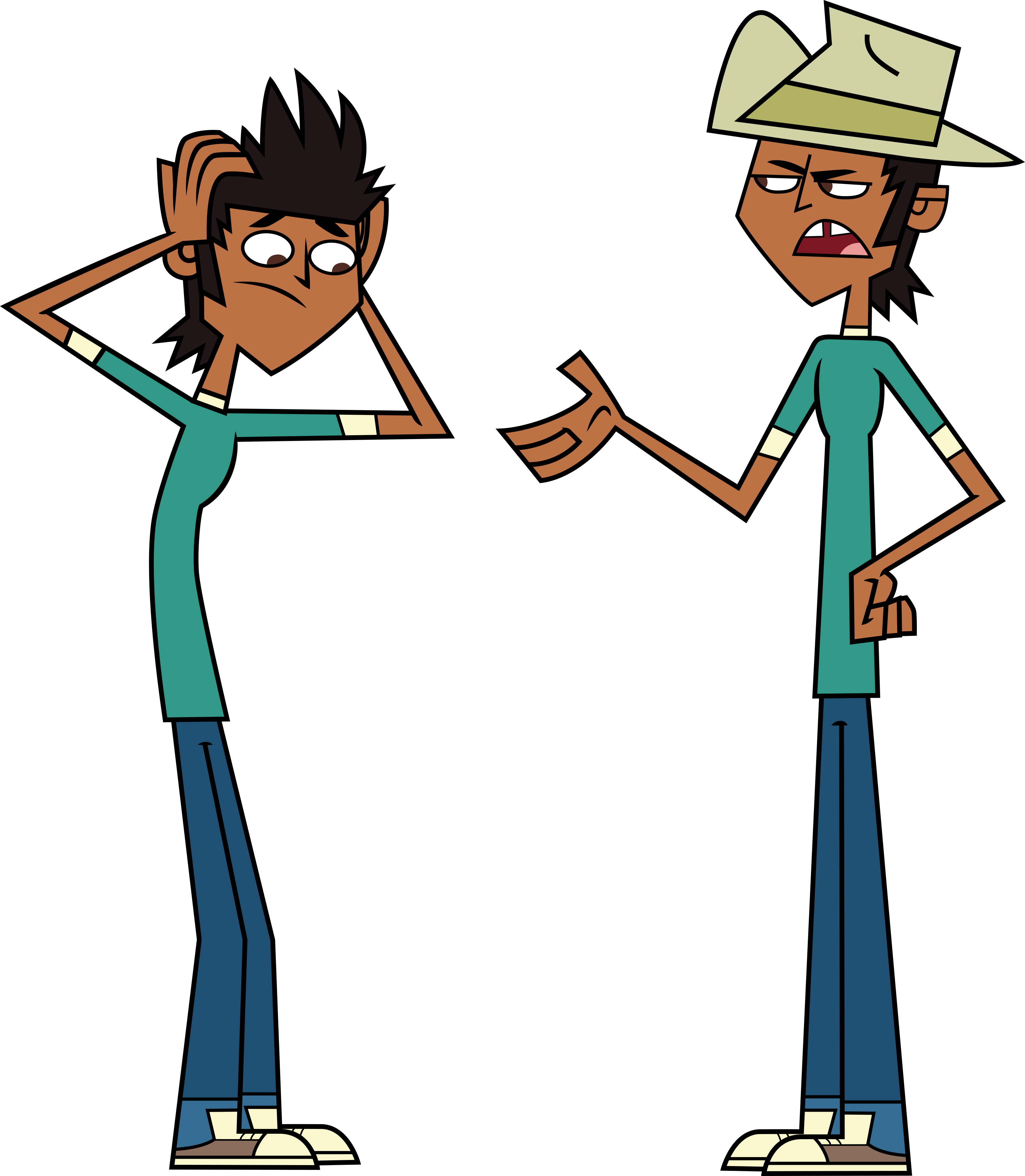 Mike S Personalities Fixed Colors By Lilothestitch - Total Drama Mike Png Clipart (3204x3675), Png Download