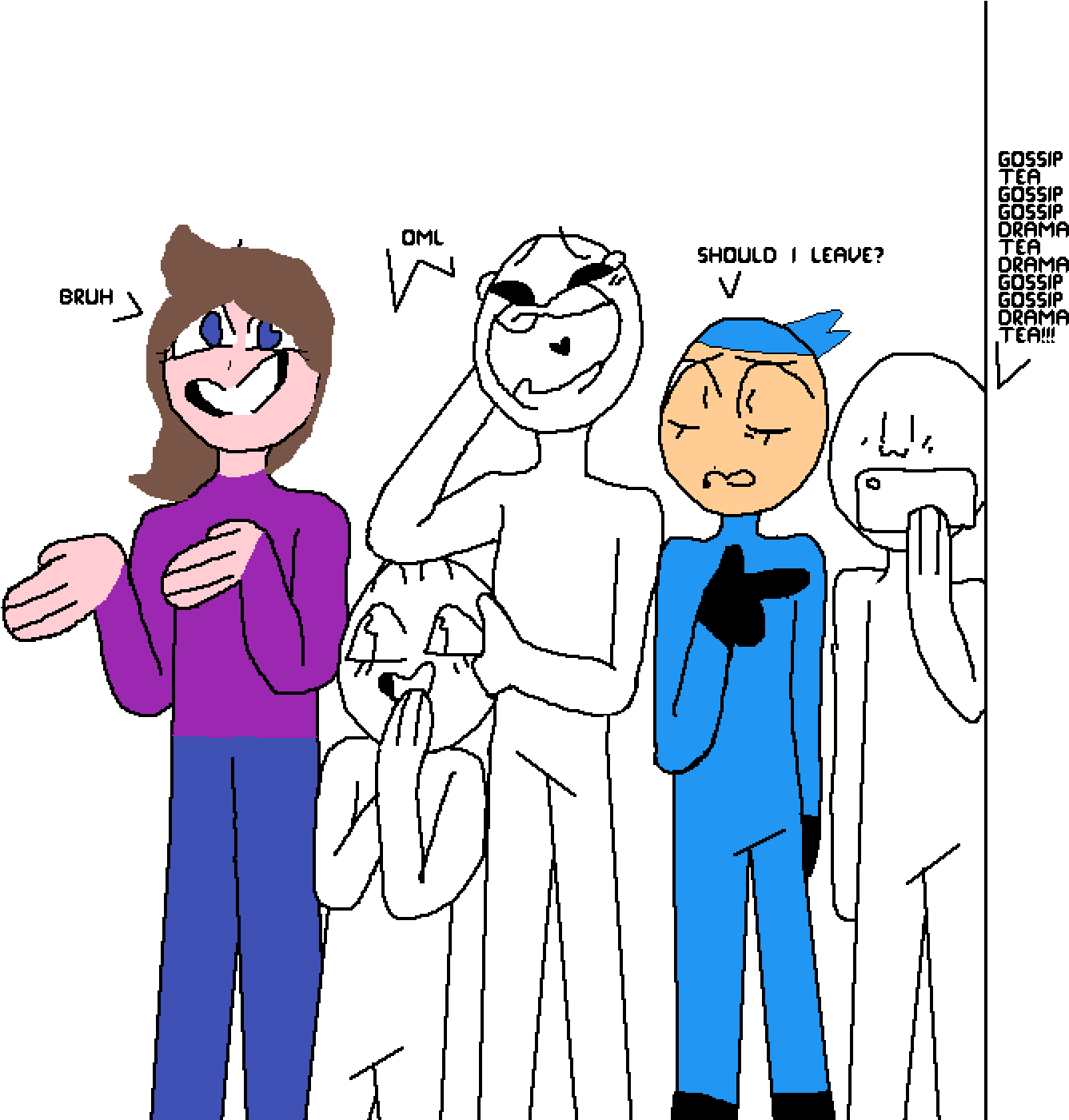 Keep On Collabing - Cartoon Clipart (1400x1400), Png Download