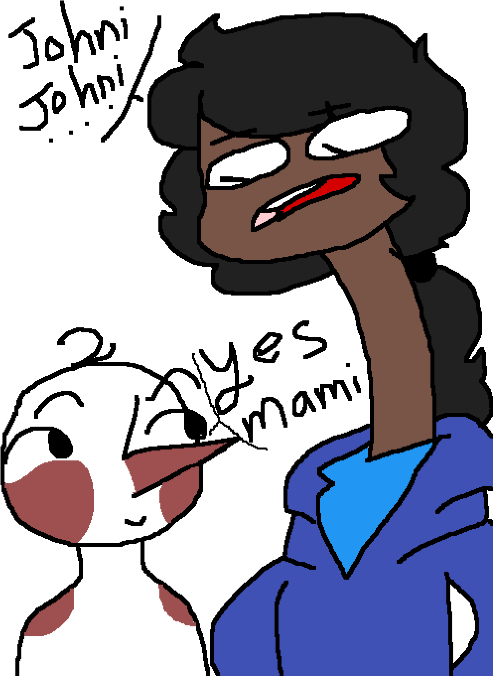 Yes - Cartoon Clipart (1000x1400), Png Download