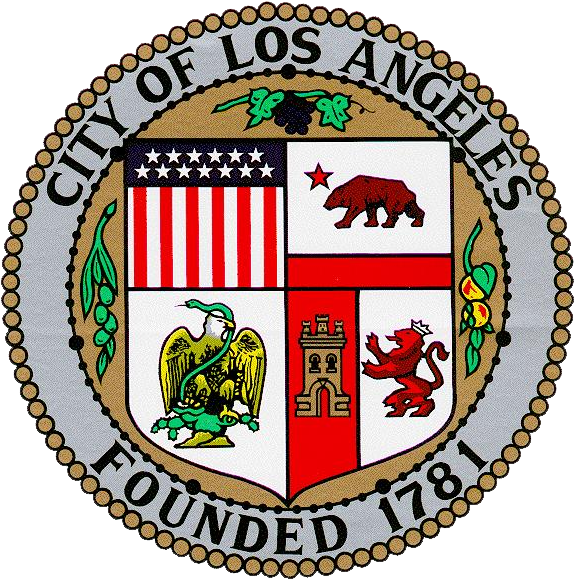 Funding Partners - City Of Los Angeles Crest Clipart (607x628), Png Download