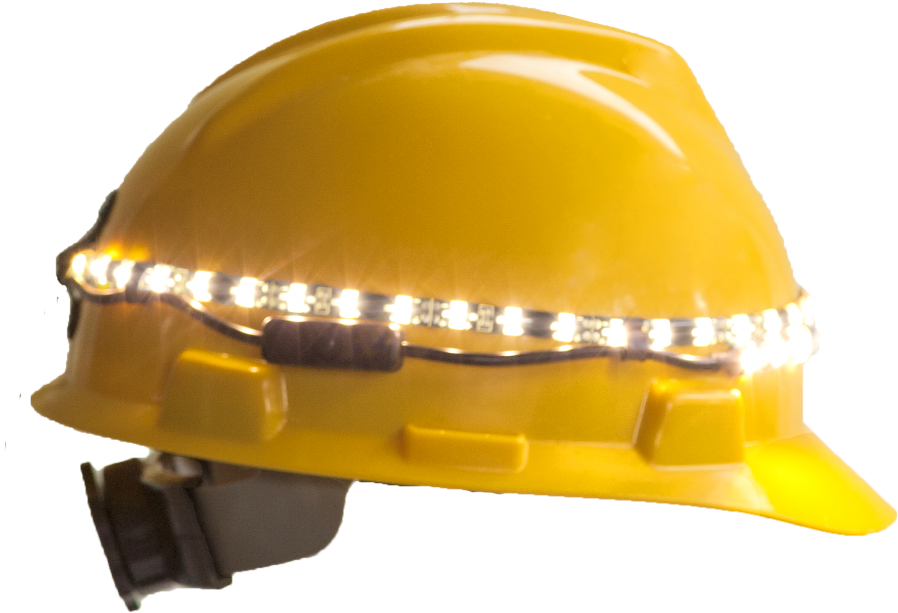 Climbing Headlamp For My On Light Best - Hard Hat Clipart (945x670), Png Download