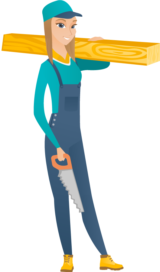 Attic Conversion London - Cartoon Clipart (529x900), Png Download