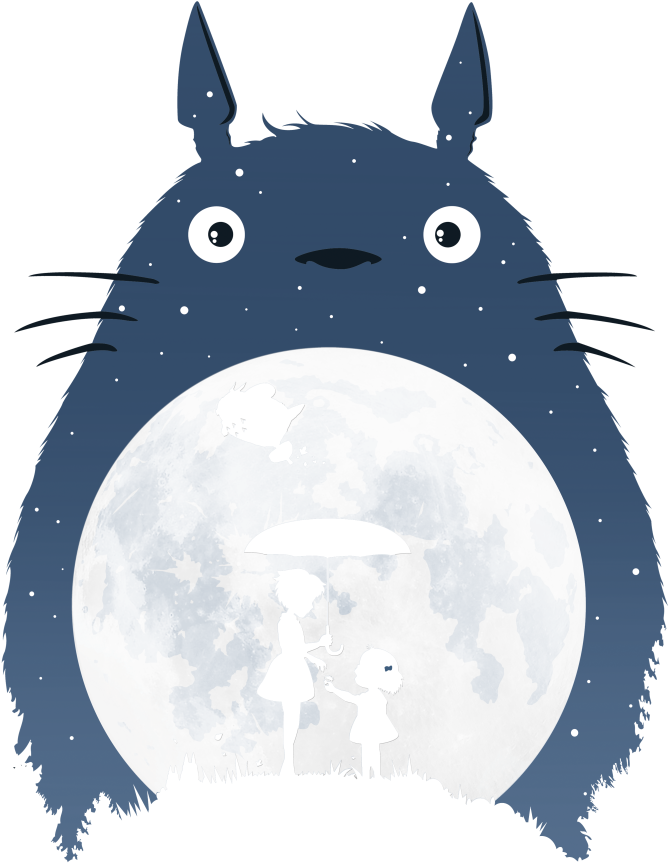 Miyazaki Totoro T Shirt Clipart (899x875), Png Download